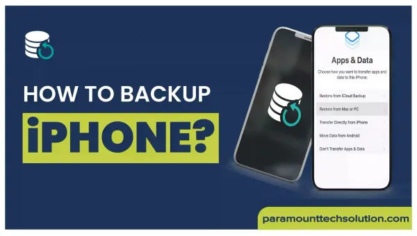 How to Backup iPhone