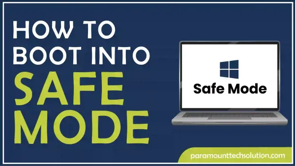 How to boot into safe mode