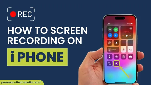 How to screen record on an iPhone?