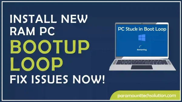 install new ram PC bootup loop