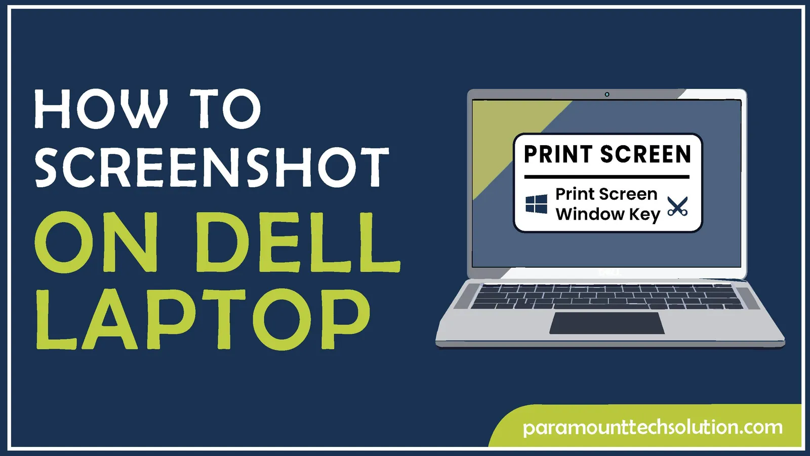 How to screenshot on Dell laptop