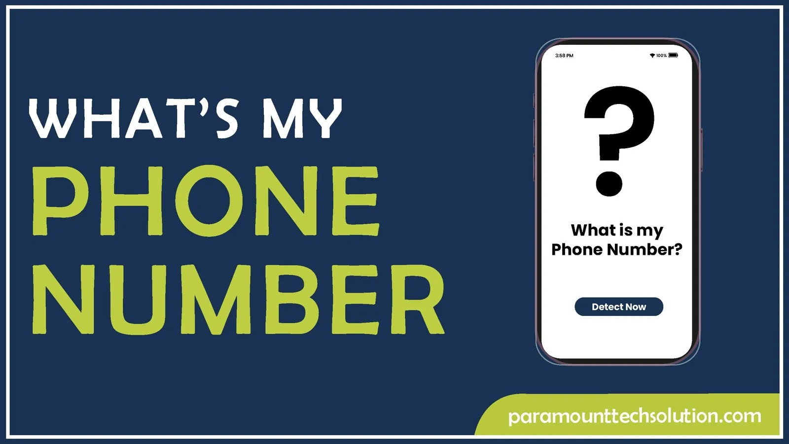 What’s my phone number