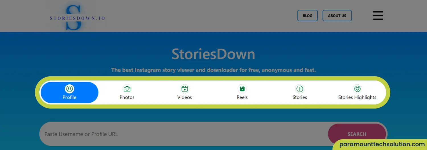 StoriesDown viewer the insta story viewer with no Registration