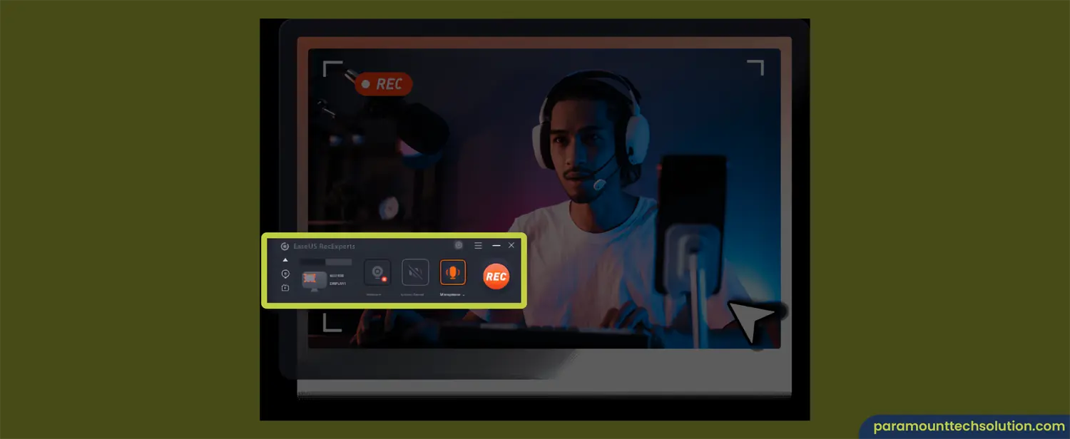 EaseUS RecExperts is a screen recording app used for mac users, that also screen record on mac with audio