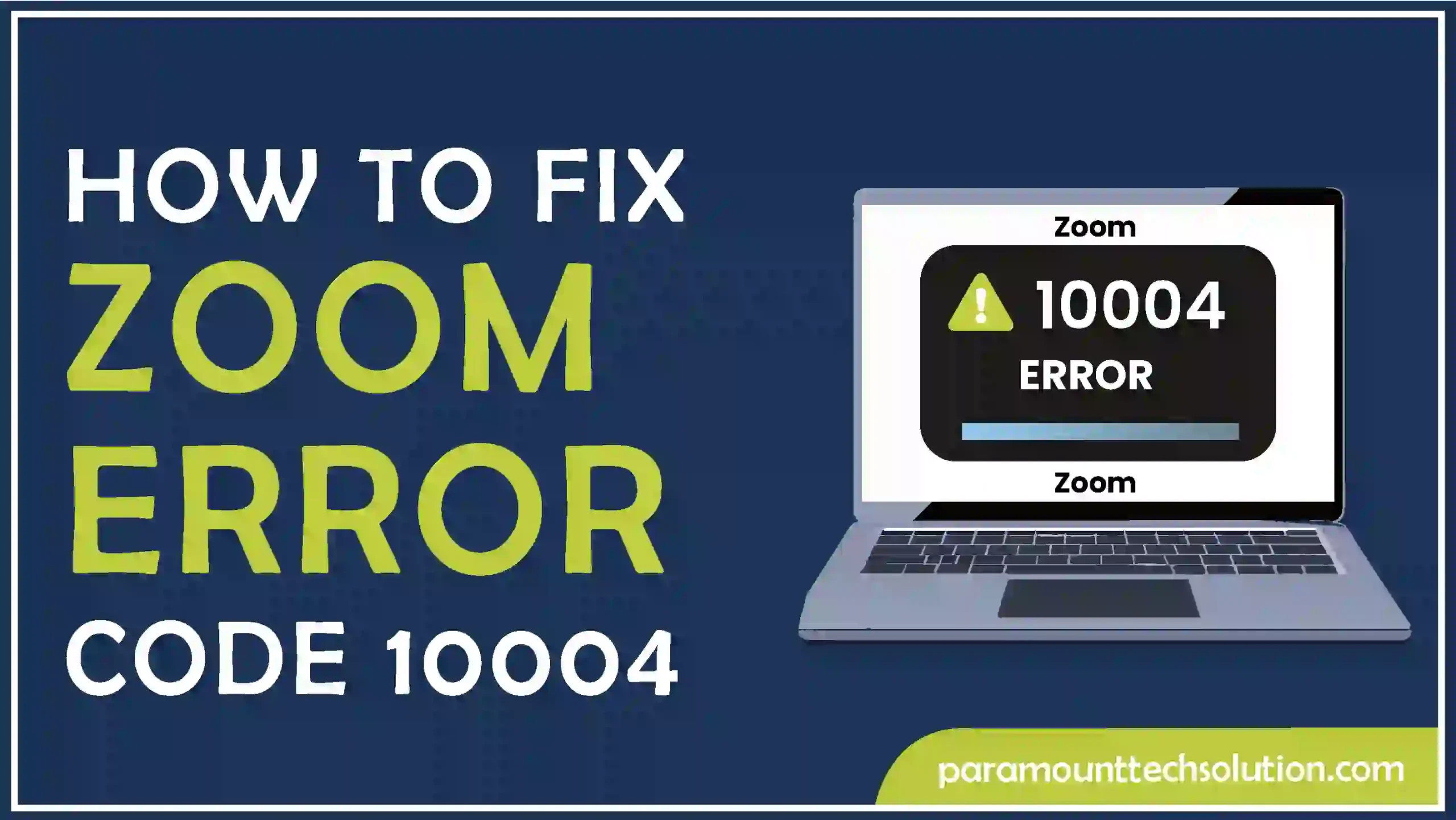 How to Fix Zoom error code 10004 when encountered the Zoom error code 10004 at least once, which is one of the Zoom problems.